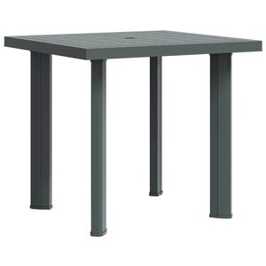 vidaXL havebord 80 x 75 x 72 cm plastik gr&oslash;n