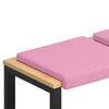 vidaXL B&aelig;nkpude 2 pcs Stof Lyser&oslash;d Dybde 35 cm
