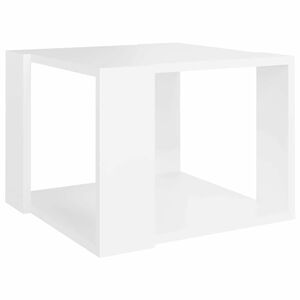 vidaXL sofabord 40x40x30 cm konstrueret tr&aelig; hvid