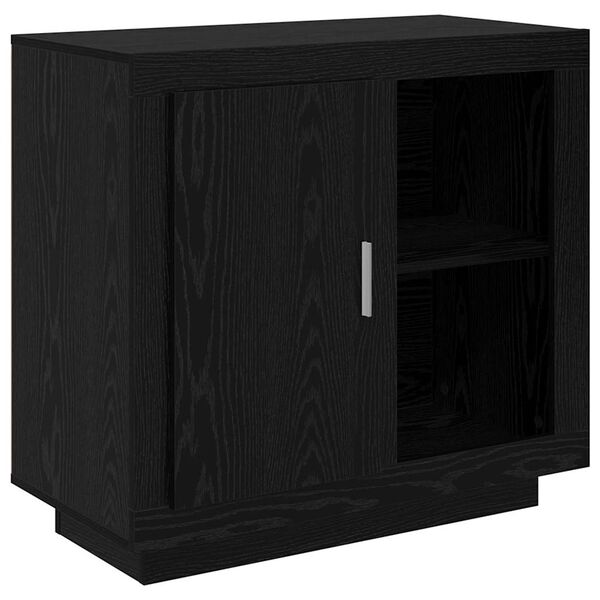 vidaXL Sideboard Sort eg 80 x 40 x 75 cm Konstrueret tr&aelig;