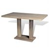 vidaXL spisebord MDF egetr&aelig;slook