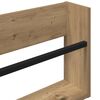 vidaXL Magasin Rack med hylde 2 pcs Artisan Egetr&aelig; 100 x 12 x 30 cm