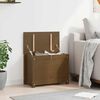 vidaXL opbevaringskasse 60x32x45,5 cm massivt fyrretr&aelig; gyldenbrun
