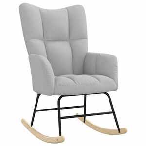 vidaXL gyngestol stof skygr&aring;