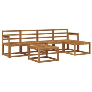 vidaXL Udend&oslash;rs sofagruppe 6 pcs Naturfarvet