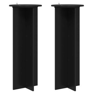 vidaXL Planteholder 2 stk. Sort &Oslash;40 x 100 cm Konstrueret tr&aelig;