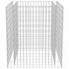 vidaXL gabion-højbed 90x90x100 cm galvaniseret stål