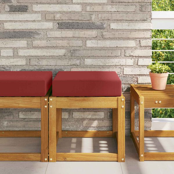 vidaXL Udend&oslash;rs S&aelig;depude Vinr&oslash;d 40 x 40 x 8 cm 100% polyester