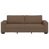 vidaXL 3-personers sofa 220x77x82 cm stof brun