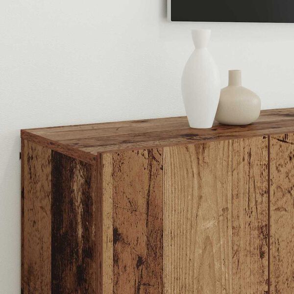 vidaXL TV Enheder V&aelig;gmonteret 6 pcs Gammelt tr&aelig; Konstrueret tr&aelig;