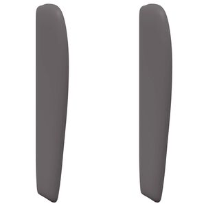 vidaXL Hovedg&aelig;rde&oslash;re D&aelig;mpet Gr&aring; 80 x 23 x 6 cm PVC
