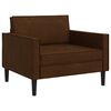 vidaXL XL-l&aelig;nestol Brun Faux Suede L&aelig;der
