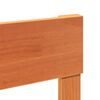 vidaXL sengeramme uden madras 120x200 cm massivt fyrretr&aelig; gyldenbrun