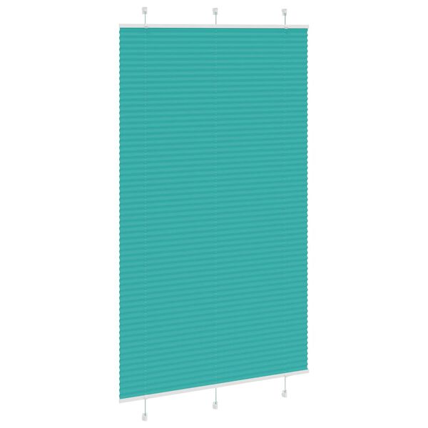 vidaXL Pliss&eacute;gardin Benzin Gr&oslash;n 115x200cm Stofbredde 114,4cm Polyester