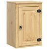 vidaXL Kabinet SKI HonningBrun 40 x 32 x 60 cm Massiv fyrretr&aelig;