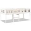 vidaXL juniorseng uden madras 90x190 cm massivt fyrretr&aelig; hvid