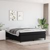 vidaXL Boxspring sengeramme 180x200 cm stof sort