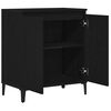 vidaXL Sideboard Sort eg 60 x 35 x 70 cm Konstrueret tr&aelig;