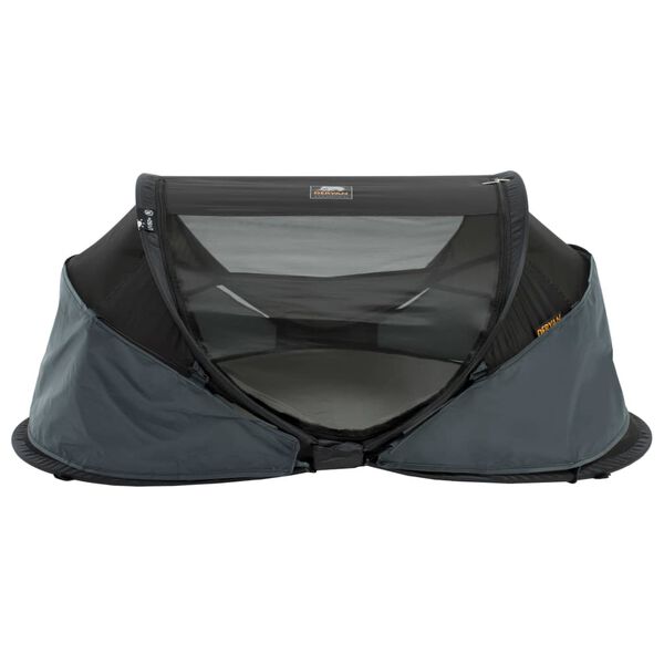 DERYAN pop-up rejseseng Baby Luxe med myggenet sort