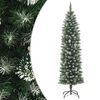 vidaXL kunstigt smalt juletr&aelig; med juletr&aelig;sfod 180 cm PVC