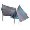 vidaXL Tipi telt med tag med opbevaring Bl&aring; 510 x 690 x 330 cm taft