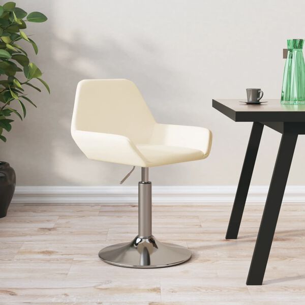 vidaXL barstol stof cremefarvet