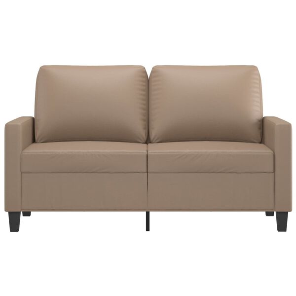 vidaXL 2-personers sofa 120 cm kunstl&aelig;der cappuccino
