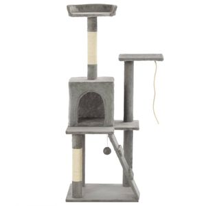 vidaXL kradsetr&aelig; til katte med sisal-kradsestolper 120 cm gr&aring;