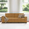 vidaXL 3-personers sofa 180 cm fløjl brun