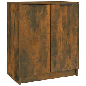 vidaXL skoskab 59x35x70 cm konstrueret tr&aelig; r&oslash;get egetr&aelig;sfarve