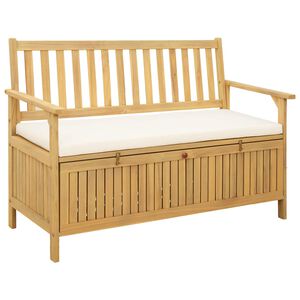 vidaXL Opbevaringsb&aelig;nk 2 -Seater 120 x 63 x 84 cm Rektangul&aelig;r