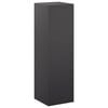 vidaXL Planteholder Sort 30 x 30 x 100 cm St&aring;l