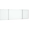 vidaXL magnetisk whiteboard 160x60x1,7 cm foldbart aluminium