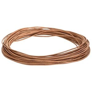 vidaXL L&aelig;dersnor 1 Brun &Oslash;1 mm x 5 m L&aelig;der