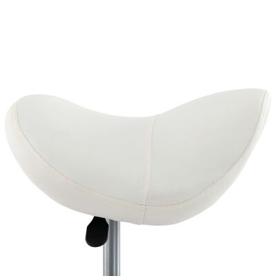 vidaXL arbejdsstol kunstlæder hvid