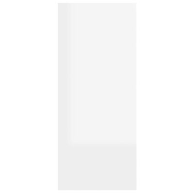 vidaXL bogskab/rumdeler 60x30x72 cm spånplade hvid højglans