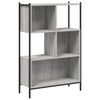 vidaXL bogreol 72x28x109 cm konstrueret tr&aelig; gr&aring; sonoma-eg