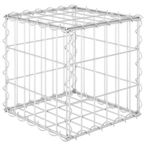vidaXL gabion-h&oslash;jbed 30x30x30 cm kubeformet st&aring;l