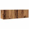 vidaXL v&aelig;gh&aelig;ngte tv-borde 2 stk. 80x30x30 cm gammelt tr&aelig;-look
