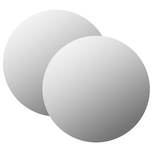 vidaXL v&aelig;gspejle 2 stk. 40 cm rundt glas