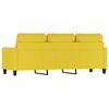 vidaXL 3-personers sofa 180 cm stof lysegul