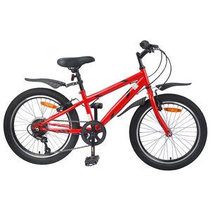 vidaXL B&oslash;rnecykel 20 tommer 6-hastighed til b&oslash;rn i alderen 6-11 &aring;r R&oslash;d