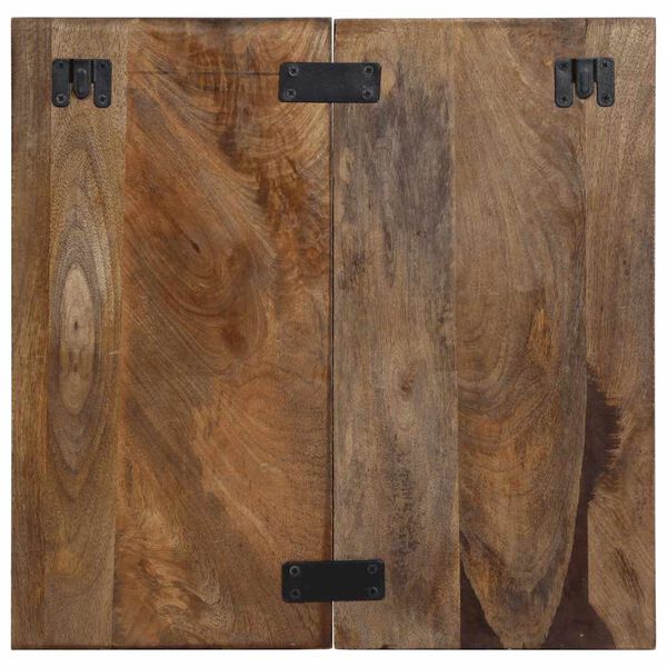 vidaXL sengeskab 50x27x50 cm massivt genbrugstr&aelig; flerfarvet