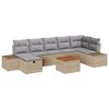 vidaXL Havesofa S&aelig;t 8 stk. Beige polyrattan