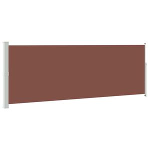 vidaXL sammenrullelig sidemarkise 160 x 500 cm brun
