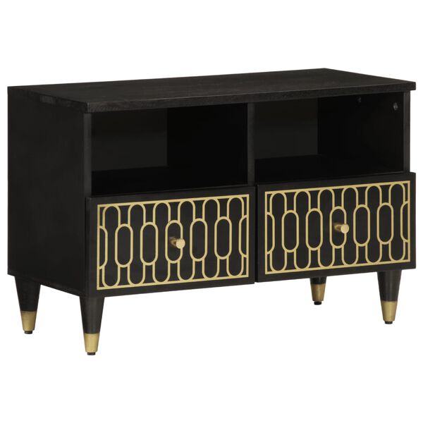 vidaXL tv-bord 70x33x46 cm massivt mangotræ