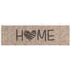 vidaXL K&oslash;kken t&aelig;ppe Beige hjem 150 x 45 cm 100% polyamid Vaskbar