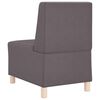 vidaXL Modulsofa enhed uden arme 2 pcs Grå 55 x 74 x 82 cm Faux læder