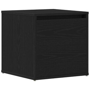 vidaXL Skuffeskab Sort eg 40,5 x 40 x 40 cm Konstrueret tr&aelig;