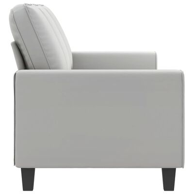 vidaXL 3-personers sofa 180 cm mikrofiberstof lysegrå